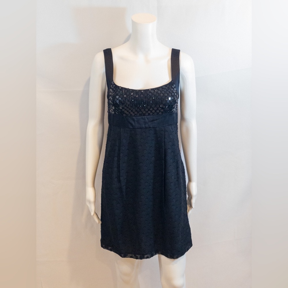 Nanette Lepore Black Sequin, Black Pearl Dress Mini Cocktail dress - NWT